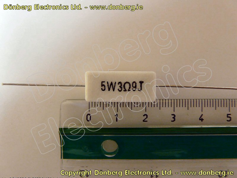 Resistor: 3R9 / 5W - CERAMIC RESISTORS from Dönberg