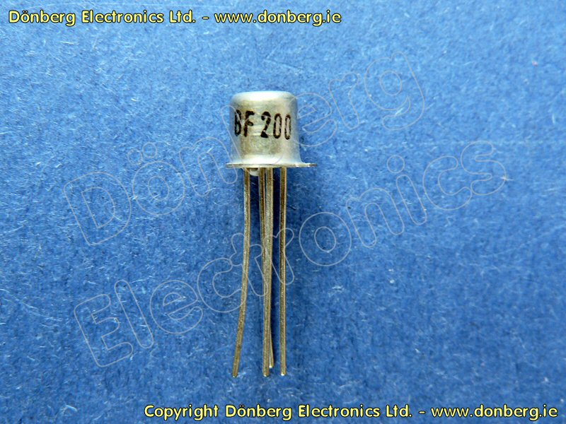 Bf200 Transistor Circuit - Semiconductor Bf Transistor Silicon Npn 30v 20ma 650mhz 0 13w - Bf200 Transistor Circuit   