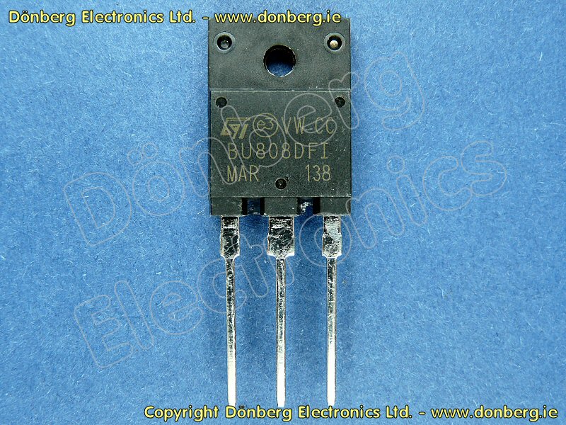 Semiconductor: BU808DFI (BU 808DFI) - NPN - DARLINGTON +D 1500V / 700V ...