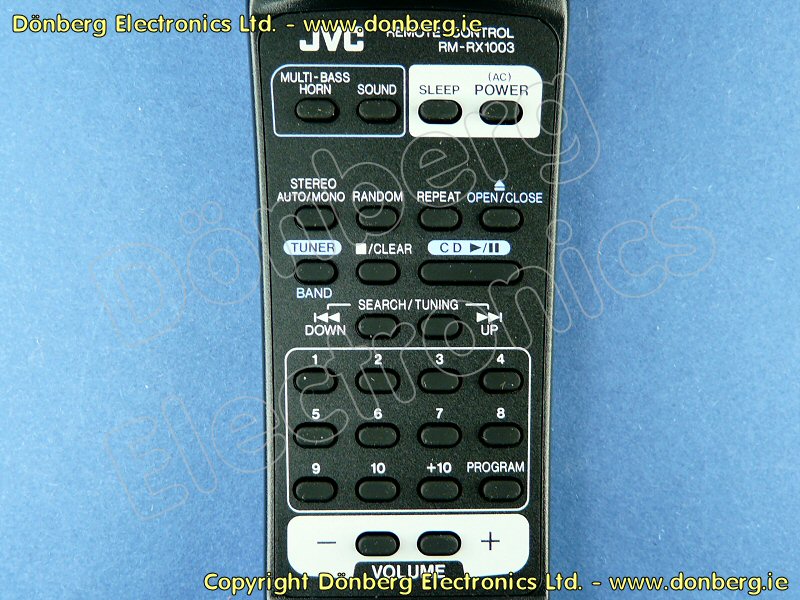 JVCREM32 (JVC REM 32) RCX740 REMOTE CONTROL JVC RMRX1003