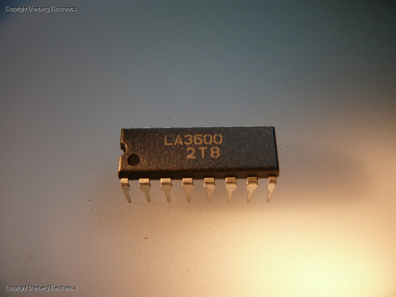 Semiconductor: LA3600 (LA 3600) - 5 BAND GRAPHIC EQUALIZER