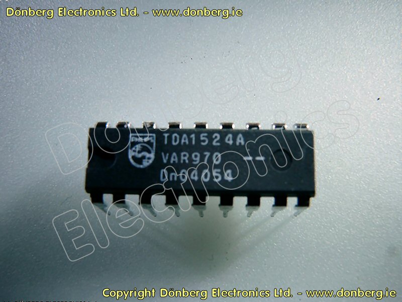 Semiconductor: TDA1524 (TDA 1524) - STEREO TONE VOL.CRT....