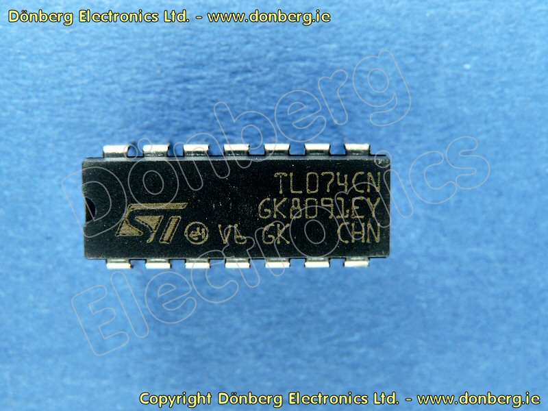 Semiconductor: TL074 (TL 074) - QUAD LOW NOISE OPERATIONAL AMPLIFIER...