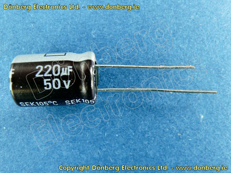 Capacitor 220µF / 50VRHT - ELECTROLYTIC CAPACITOR 105°...