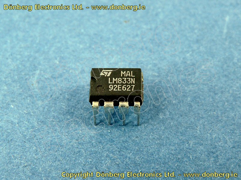 50 Pieces LM833N DIP-8 Operational Amplifier ICs, Great For Audio Projects And Hobbyists