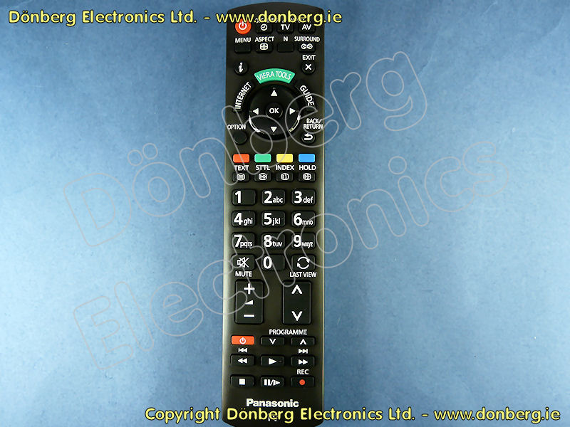 Telecomando Sostitutivo N2QAYB000504 Per TV Panasonic – Compatibile Con N2QAYB000506, TX-L37EW30, TX-P42GW30S E Altri