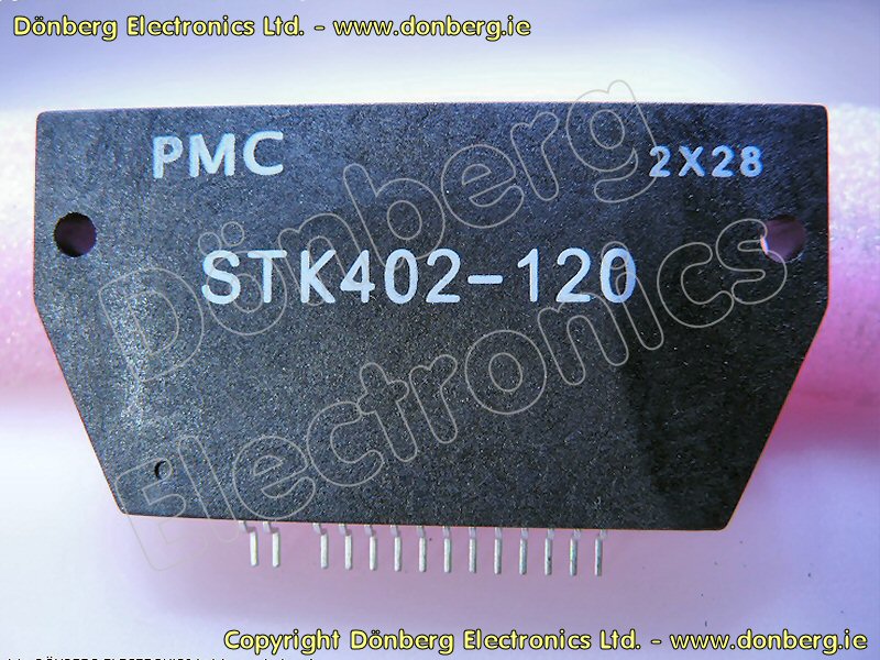 Semiconductor: STK402-120 (STK 402-120) - POW AMP 2*80W / 6E 0.4% 57V
