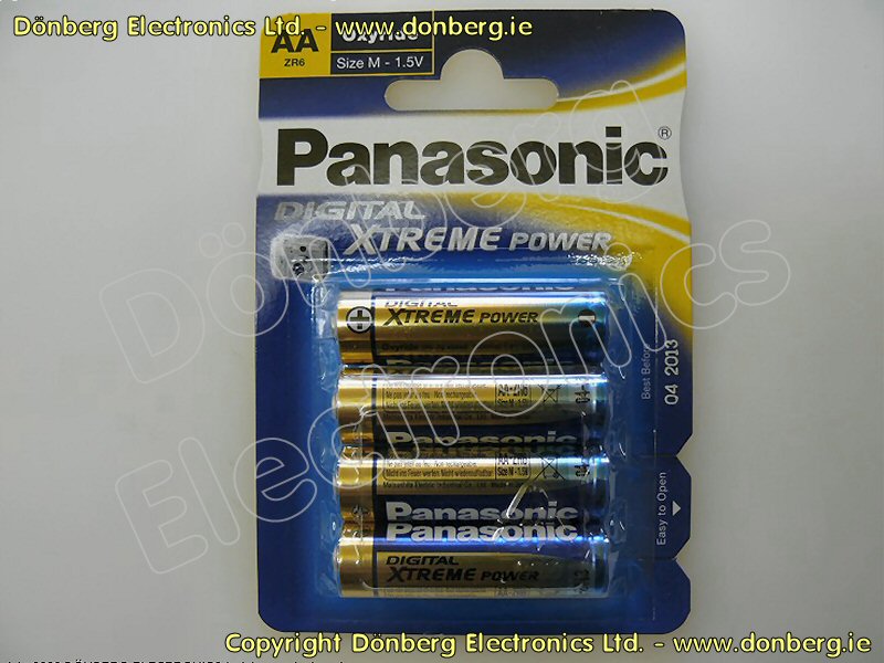 Batteries ZR6/4BP AA SIZE 1.5V/14.5 X 50.5M...
